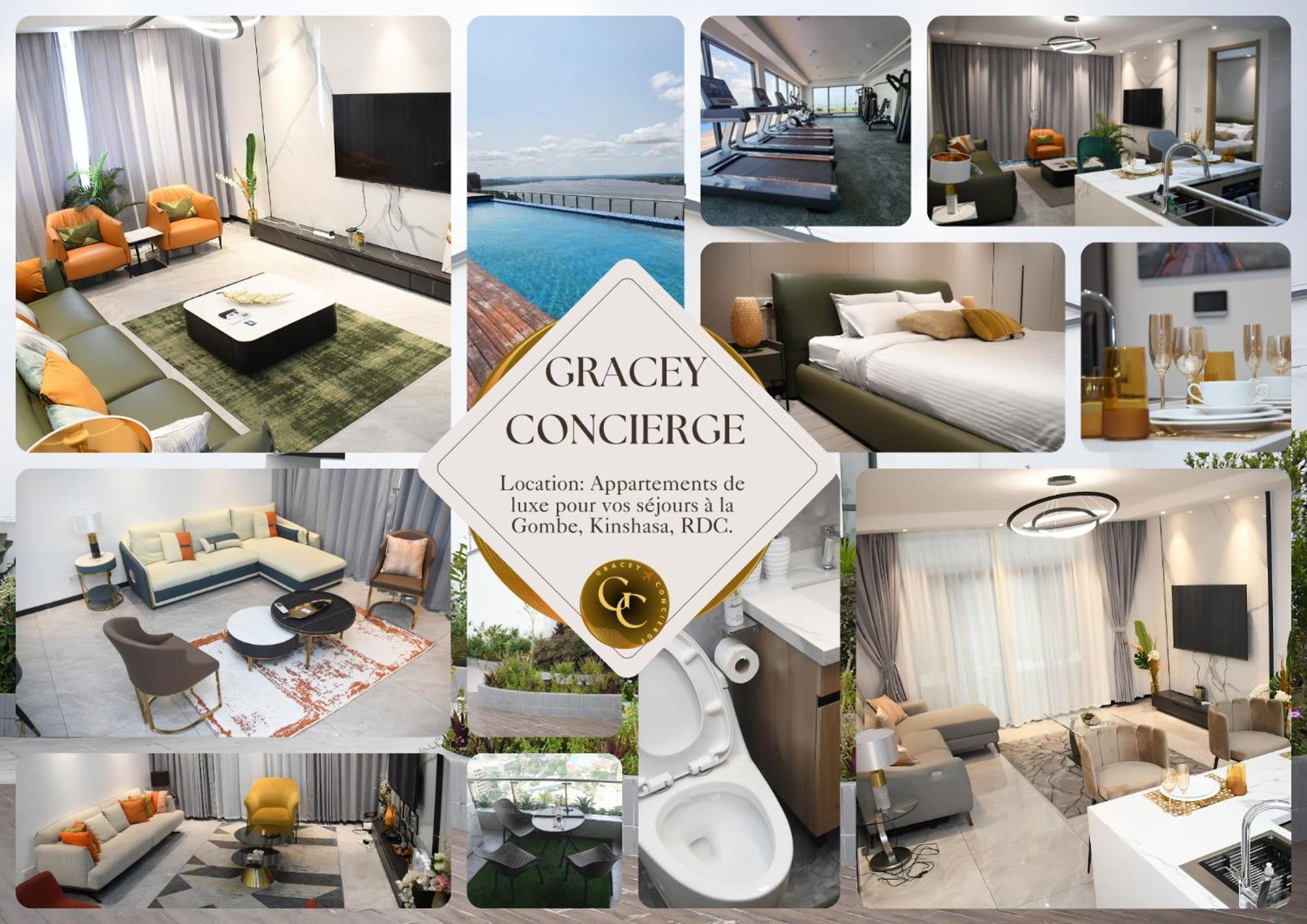 Gracey Concierge Apartments - Avenue Uvira Kinshasa Exterior photo